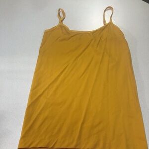 Eye Candy Camisole Womens Plus 3X Yellow Adjustable Straps Stretch Tank Top NWT